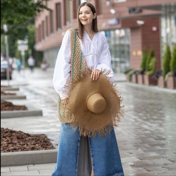 Zara Frayed Sun Hat 